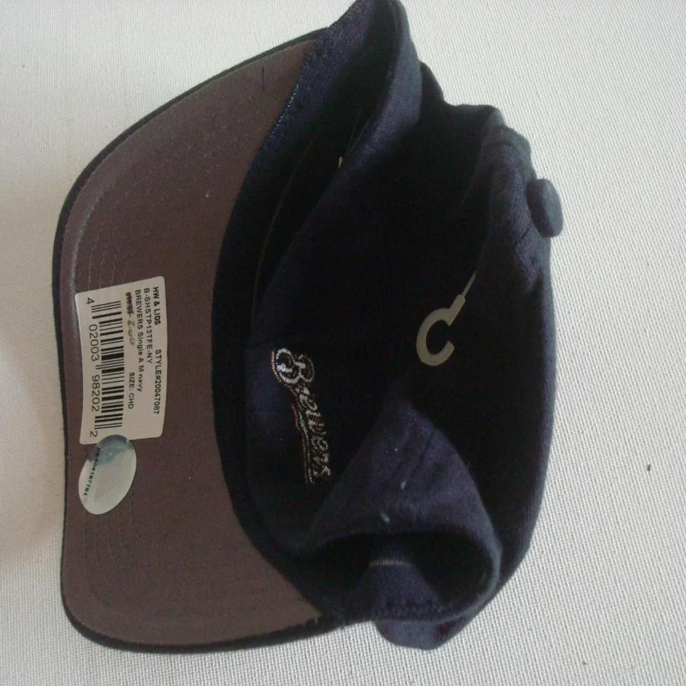 BREWERS YOUTH KIDS HAT CAP VINTAGE‎ 00S Y2K M3